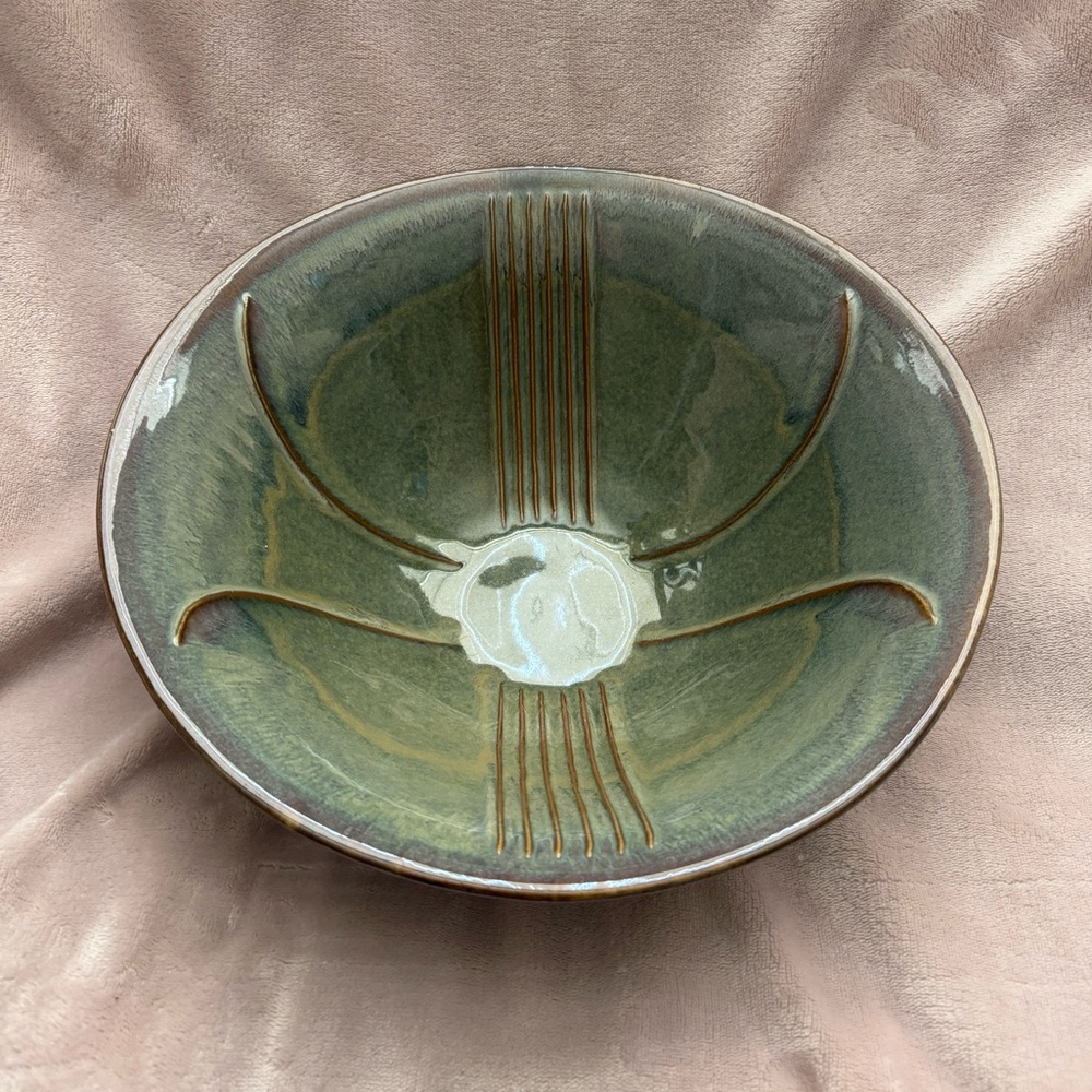 Handmade Bay Pottery Centerpiece / Serving Bowl